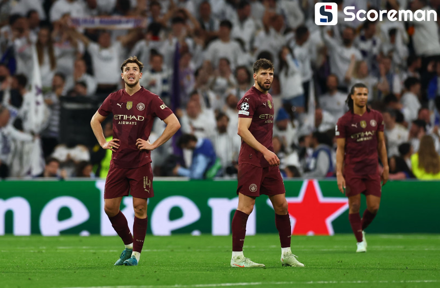 레알 마드리드, 1·2차전 합계 6-3로 맨시티 꺾고 챔스 16강 확정 '음바페 해트트릭'